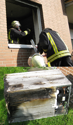 Zimmerbrand in einer Altenwohnung