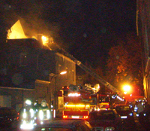 Feuer in der Nacht