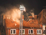 Dachstuhlbrand am Heiligen Abend
