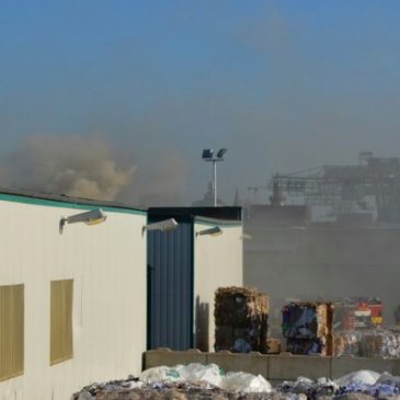 Feuer im Hafen