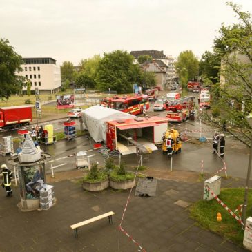 Gefahrguteinsatz in der Innenstadt