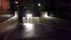 Tiefgarage unter Wasser