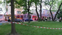 Vermutlich Dachstuhlbrand