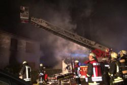 Feuer im Hausflur