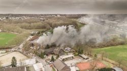 Dachstuhlbrand in einer Scheune