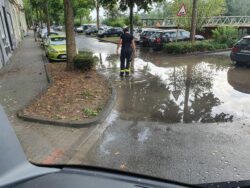 Wasser auf der Straße