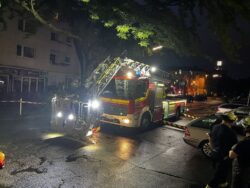 Rauchentwicklung in einem Gebäude