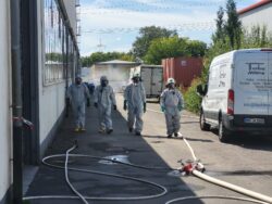 Chlorbrand HLF zur Ablöse