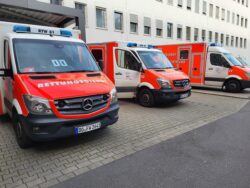 Verletzte Person nach Sturz
