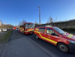 Feuer in einer Tiefgarage