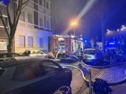 Feuer im Treppenraum